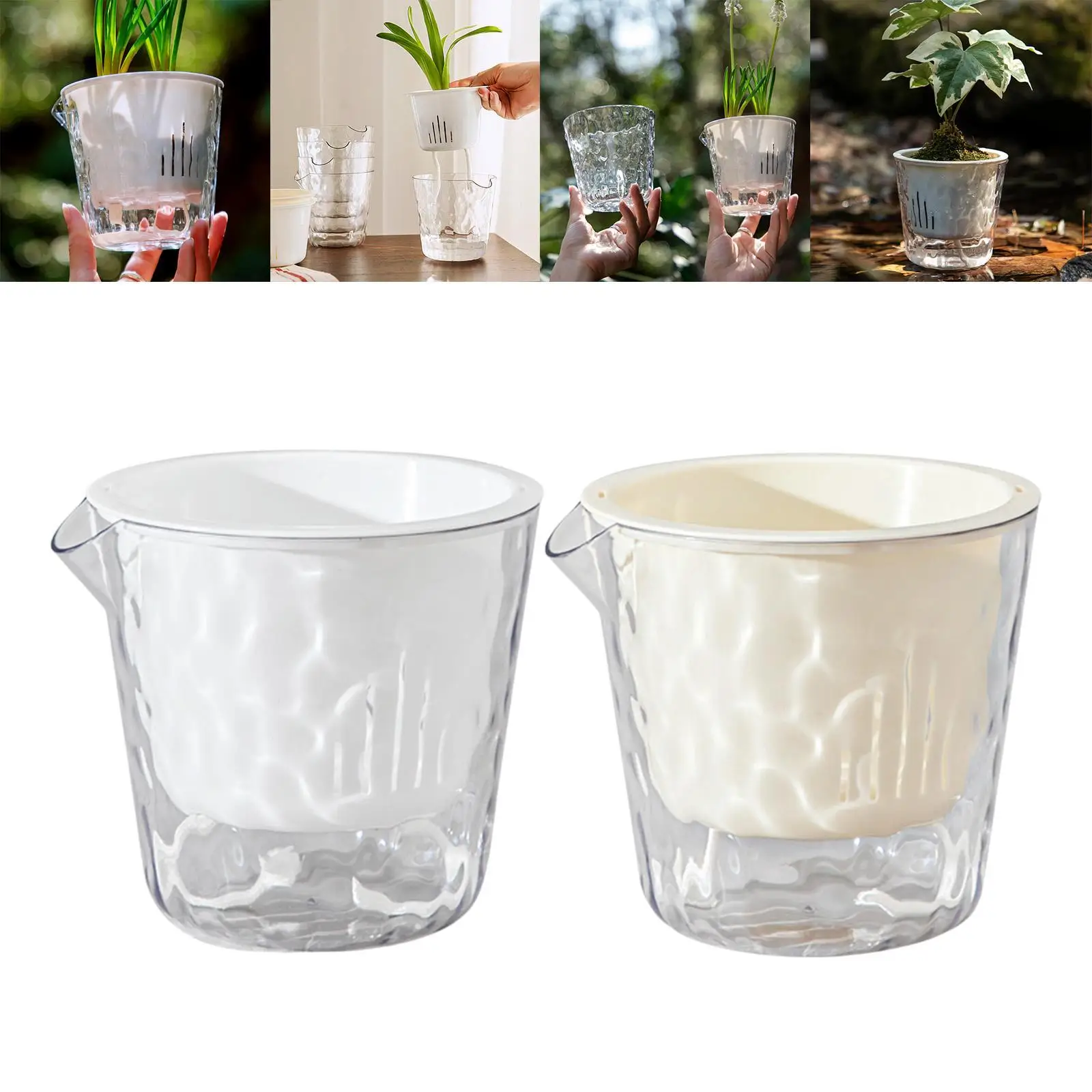 Self Watering Garden Pot Nursery Planting Pot Self Watering Flower Planter for Bedroom
Self Watering Garden Pot Nursery Planting Pot Self Watering Flower Planter for Bedroom