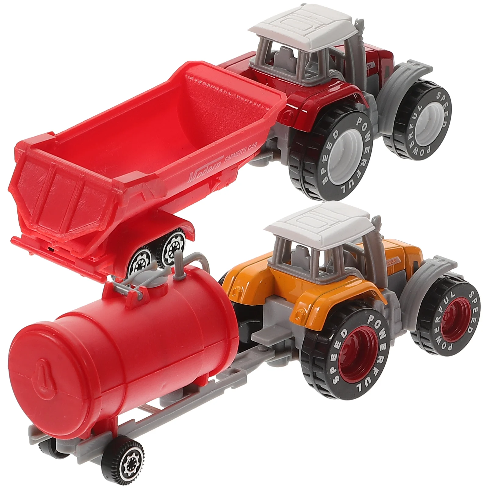 2 Pcs Farm Cart Toy Realistic Lifelike Container Tractor Model Baby Truck Kid Suite Toddler Plastic
2 Pcs Farm Cart Toy Realistic Lifelike Container Tractor Model Baby Truck Kid Suite Toddler Plastic