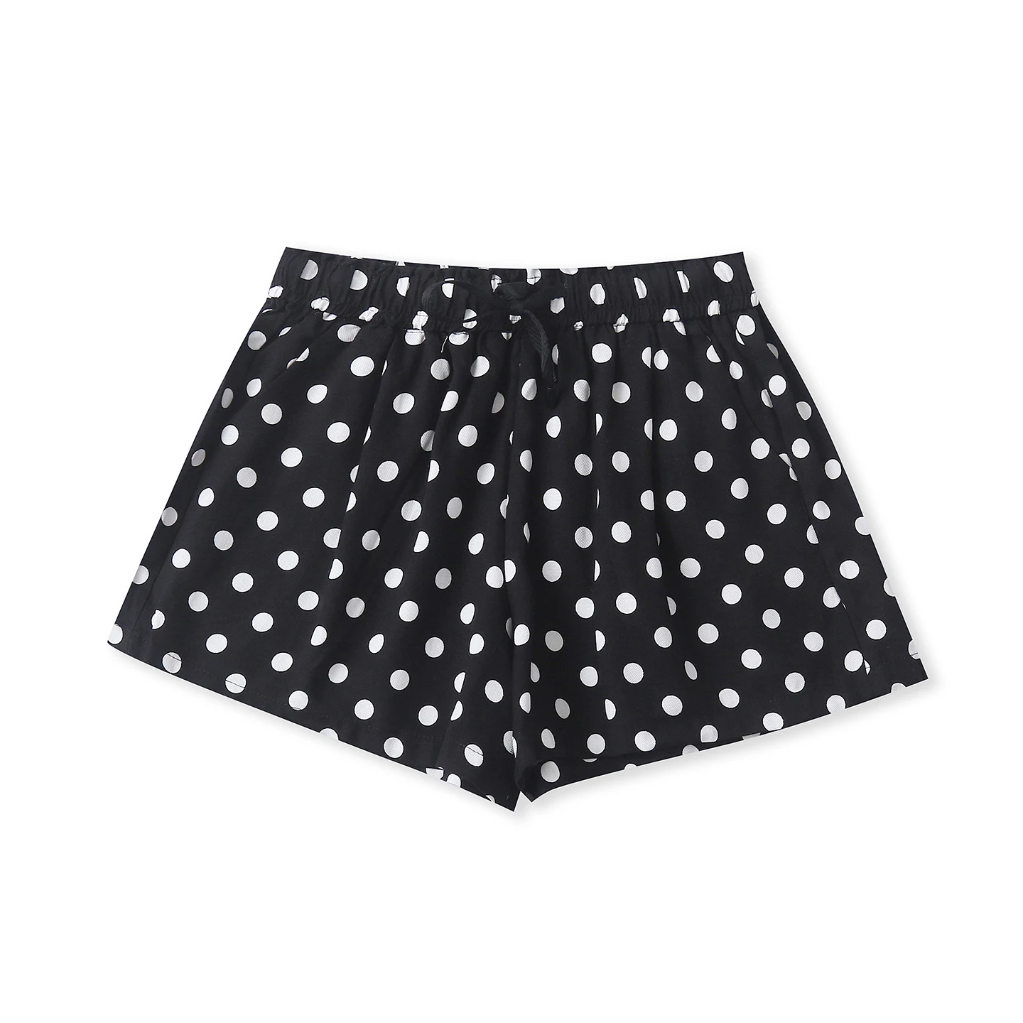 Casual High Waist Polka Dot Print Mixed Fiber Shorts Women's Versatile Elastic Waist Belted Summer New Style Wide Leg Pants
Casual High Waist Polka Dot Print Mixed Fiber Shorts Women's Versatile Elastic Waist Belted Summer New Style Wide Leg Pants