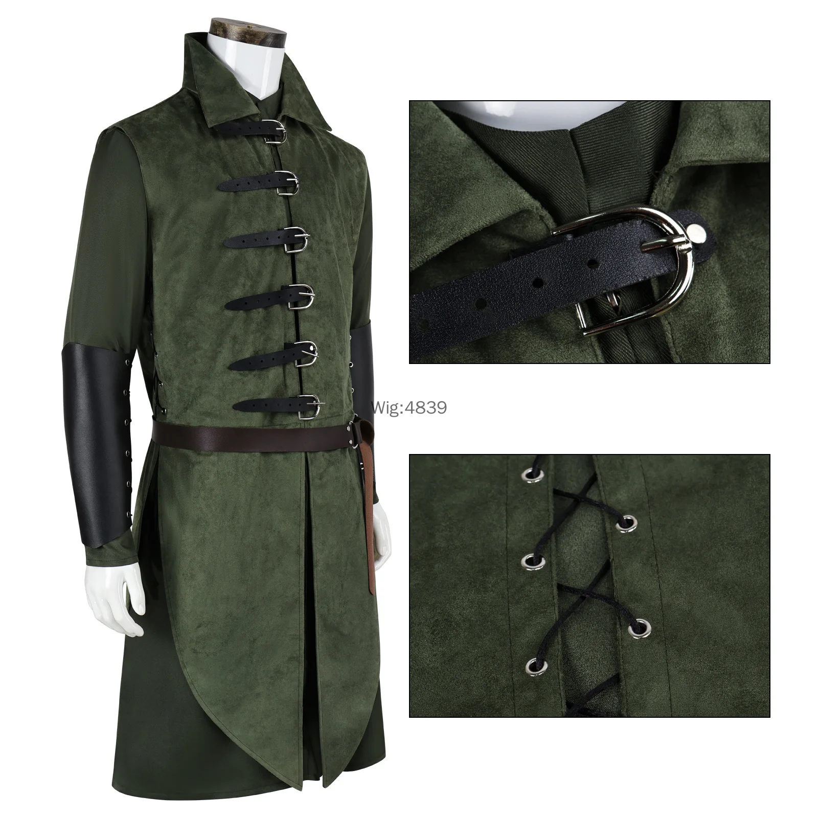 Movie The Lord of the Rings-inspired Men Elf King Cosplay Costume Medieval Male Elf Cosplay for Halloween Carnival Party Outfits
Movie The Lord of the Rings-inspired Men Elf King Cosplay Costume Medieval Male Elf Cosplay for Halloween Carnival Party Outfits