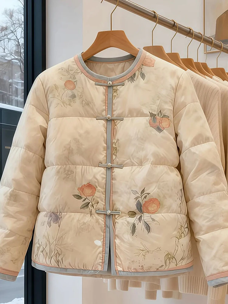 Thiened Korean Sle Women's Cotton Jaet Winter Warm Printed Commuter Sle Faionable Small Size Friendly Coat
Thiened Korean Sle Women's Cotton Jaet Winter Warm Printed Commuter Sle Faionable Small Size Friendly Coat