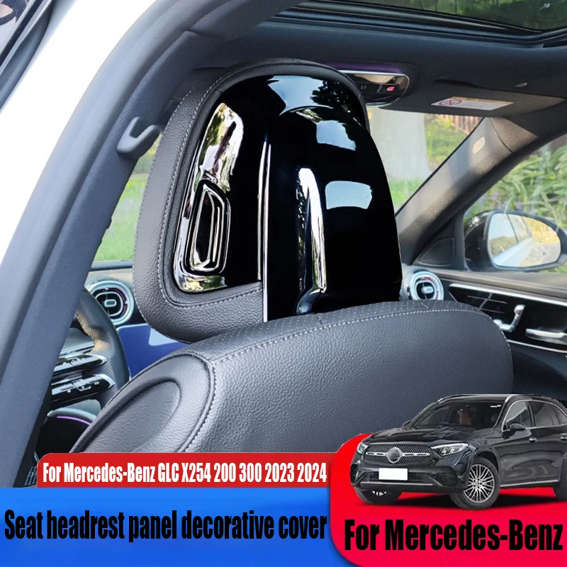 Seat headrest panel decorative cover automotive interior decoration supplies For Mercedes-Benz GLC X254 200 300 2023 2024
Seat headrest panel decorative cover automotive interior decoration supplies For Mercedes-Benz GLC X254 200 300 2023 2024