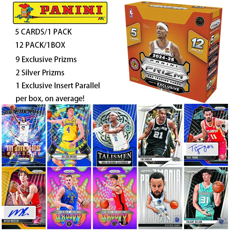 Panini 2024-25 Prizm NBA Коллекционная карточная коробка Хобби Международный мальчик Баскетбольная звезда Автограф Коллекционная карта Подарок на день рождения
Panini 2024-25 Prizm NBA Коллекционная карточная коробка Хобби Международный мальчик Баскетбольная звезда Автограф Коллекционная карта Подарок на день рождения
