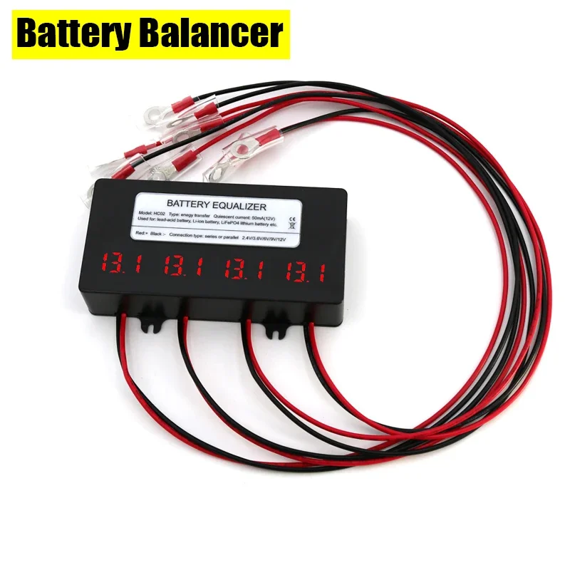 Battery Balancer 4S Solar Battery Equalizer Balancer with Digital Tube LED Sisplay Controller Voltage Balancer 12/24/36/48V
Battery Balancer 4S Solar Battery Equalizer Balancer with Digital Tube LED Sisplay Controller Voltage Balancer 12/24/36/48V