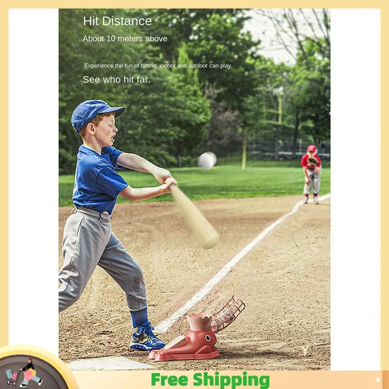 X08A Children's Footsteps Ejection Training Baseball Set Parent-Child Indoor&Outdoor Sports Automatic Baseball Launcher
X08A Children's Footsteps Ejection Training Baseball Set Parent-Child Indoor&Outdoor Sports Automatic Baseball Launcher