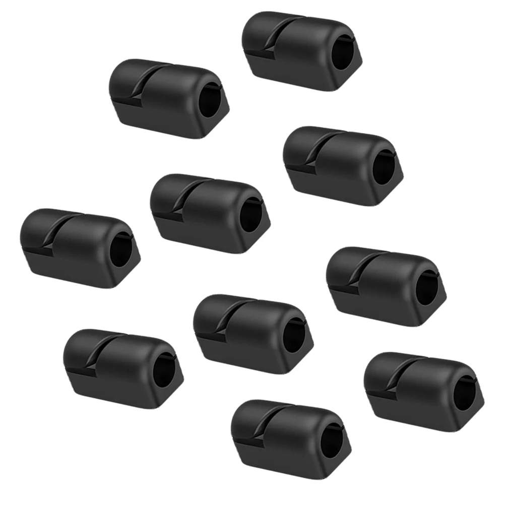 10 Pcs Charging Cables Retention Clip Management Clips Cord Organizer Black USB Office
10 Pcs Charging Cables Retention Clip Management Clips Cord Organizer Black USB Office
