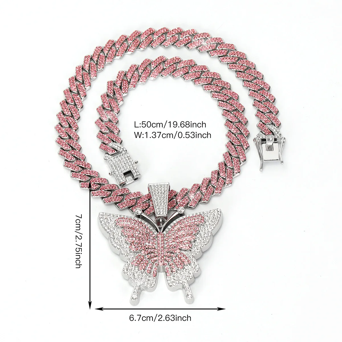 2026 NEW Hip Hop Iced Out Bling butterfly Pendant Necklace with 13mm Miami Cuban Chain HipHop Necklaces Fashion Charm Jewelry
2026 NEW Hip Hop Iced Out Bling butterfly Pendant Necklace with 13mm Miami Cuban Chain HipHop Necklaces Fashion Charm Jewelry