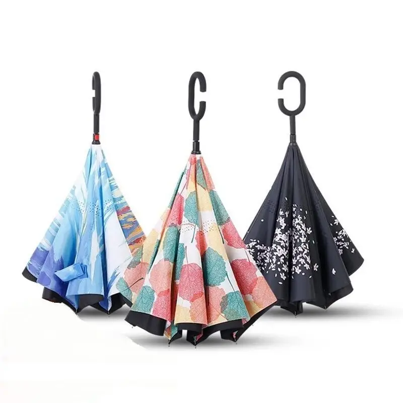 Long Handle Windproof Umbrella Hook Reverse Outdoor Car Anti Uv Umbrella Corporation Rain Sombrilla Jardin House Products
Long Handle Windproof Umbrella Hook Reverse Outdoor Car Anti Uv Umbrella Corporation Rain Sombrilla Jardin House Products