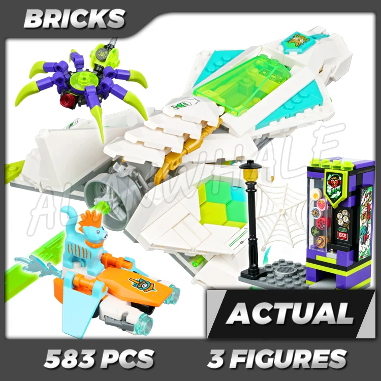 565pcs Monkie Kid White Dragon Horse Jet Plane Posable Robotic Spider 60043 Building Kits Toys Compatible With Bricks
565pcs Monkie Kid White Dragon Horse Jet Plane Posable Robotic Spider 60043 Building Kits Toys Compatible With Bricks