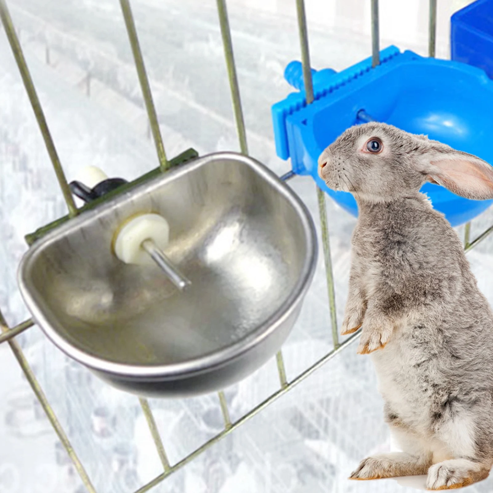 10Pcs Rabbit Breeding Equipment Anti Scratch Stainless Steel Nipple Drinking Water Bowl Drinker
10Pcs Rabbit Breeding Equipment Anti Scratch Stainless Steel Nipple Drinking Water Bowl Drinker