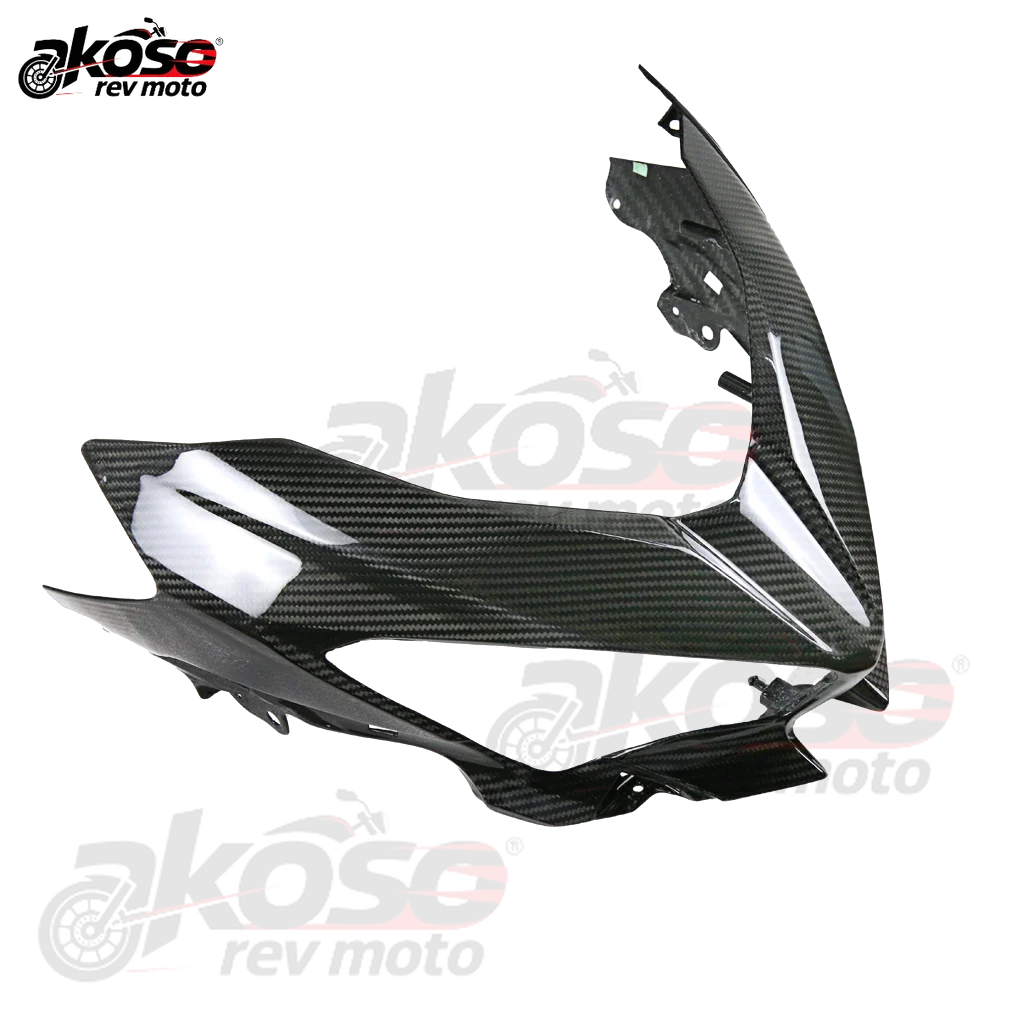 Pure Carbon Fiber Motorcycle Modified Front Headlight Fairing Parts For Kawasaki Ninja 400 2018-2023 Accessories Supplies
Pure Carbon Fiber Motorcycle Modified Front Headlight Fairing Parts For Kawasaki Ninja 400 2018-2023 Accessories Supplies