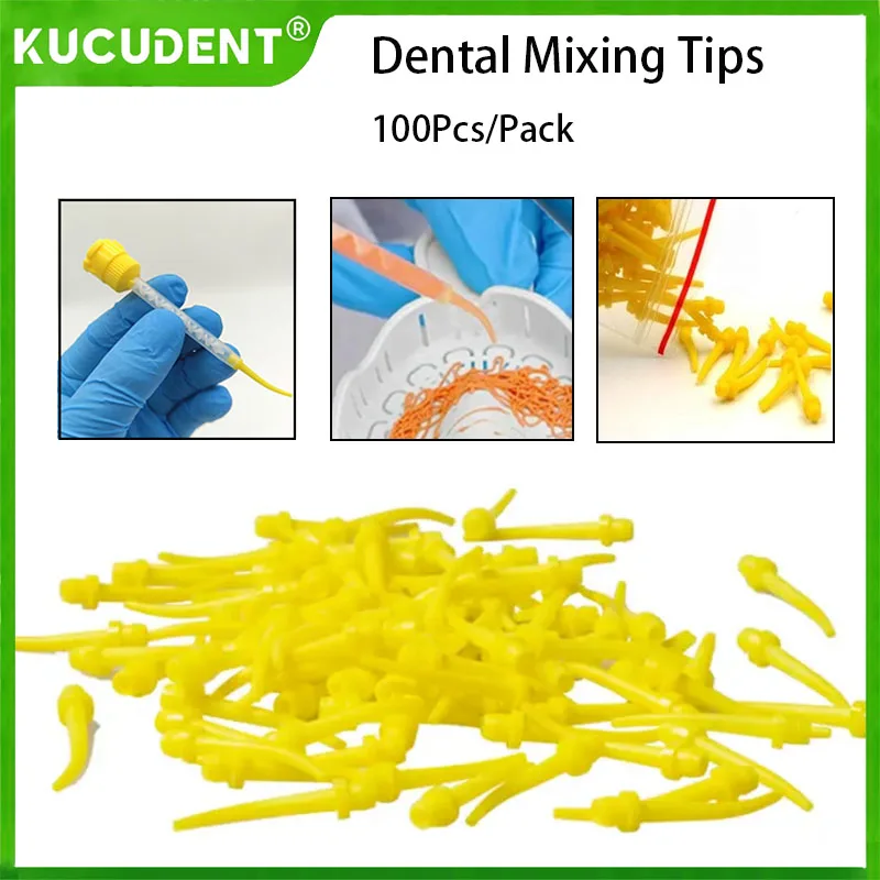 100Pcs/Pack Dental Intraoral Impression Mixing Tips Silicone Rubber Nozzles Disposable Conveying Mixing Head for Lab Denture
100Pcs/Pack Dental Intraoral Impression Mixing Tips Silicone Rubber Nozzles Disposable Conveying Mixing Head for Lab Denture