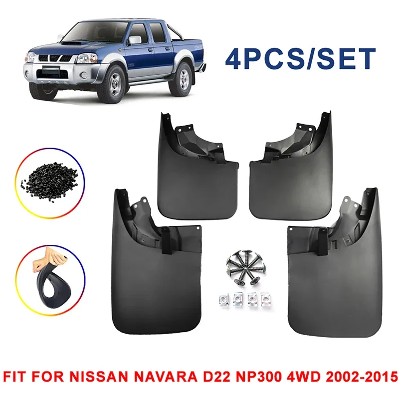 Car Front Rear Mudguards Fender Liner 4PCS Rear Leaf Liner Tire Fender Car Mudflap For Nissan Navara D22 NP300 4WD 2002-2015
Car Front Rear Mudguards Fender Liner 4PCS Rear Leaf Liner Tire Fender Car Mudflap For Nissan Navara D22 NP300 4WD 2002-2015