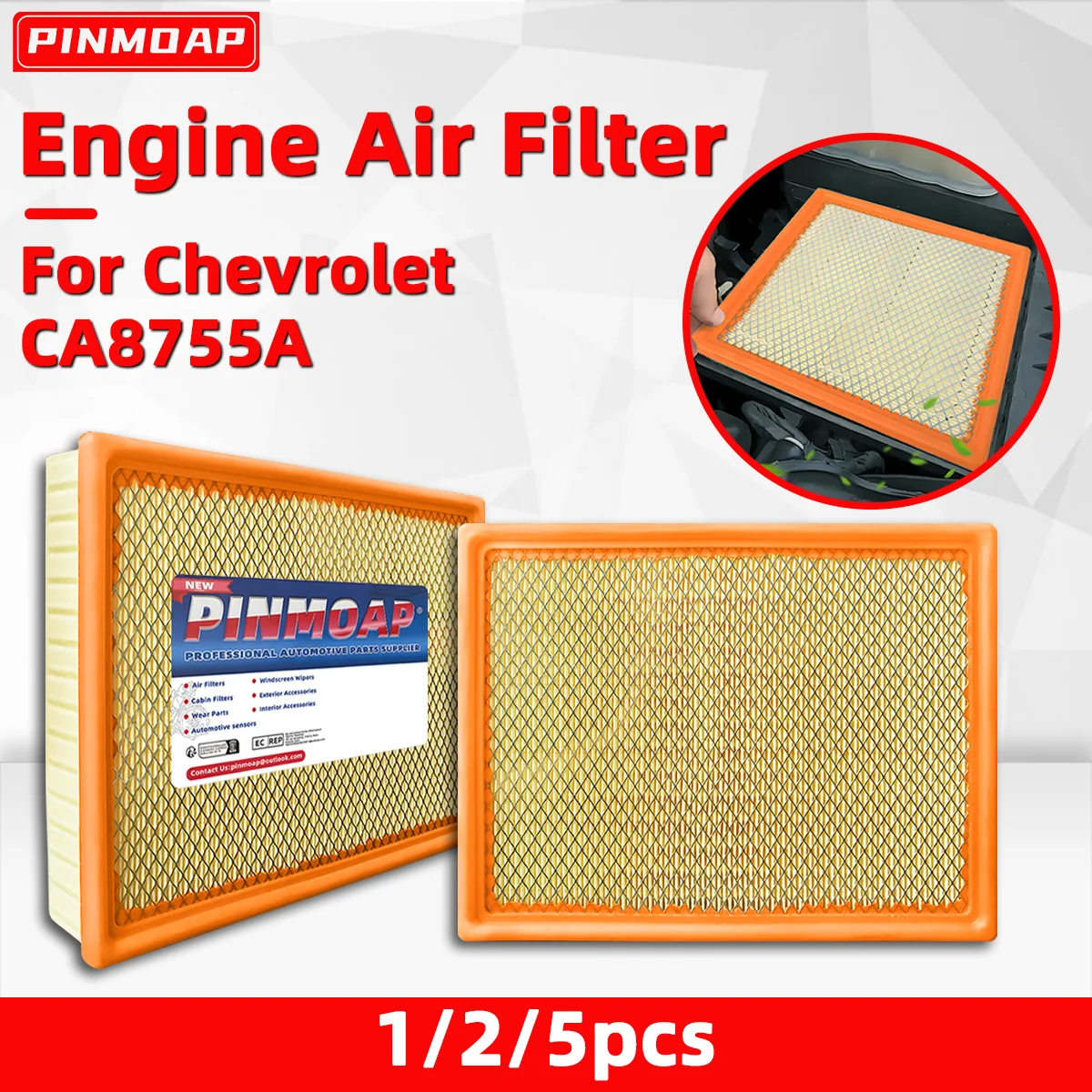 1/2/5pcs Engine Air Filter 15908915 22845992 For Cadillac Escalade Chevrolet Avalanche GMC Sierra/Yukon Automotive Parts
1/2/5pcs Engine Air Filter 15908915 22845992 For Cadillac Escalade Chevrolet Avalanche GMC Sierra/Yukon Automotive Parts
