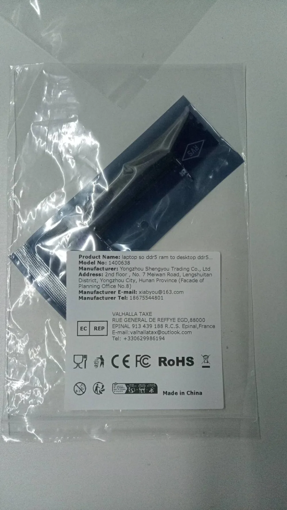 DDR5 SO-DIMM Gaming Laptop RAM Memory Module Overcurrent Protection Memory Card Converter DDR5 Memory RAM Adapter Card
