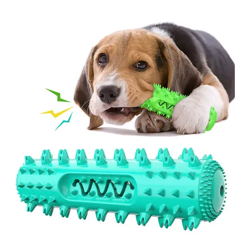 Dog Molar Toothbrush Elasticity Soft Dog toys Dog Molar Tooth Stick Durable Dog Chew Toy Pet Tooth Cleaning Puppy Dental Care