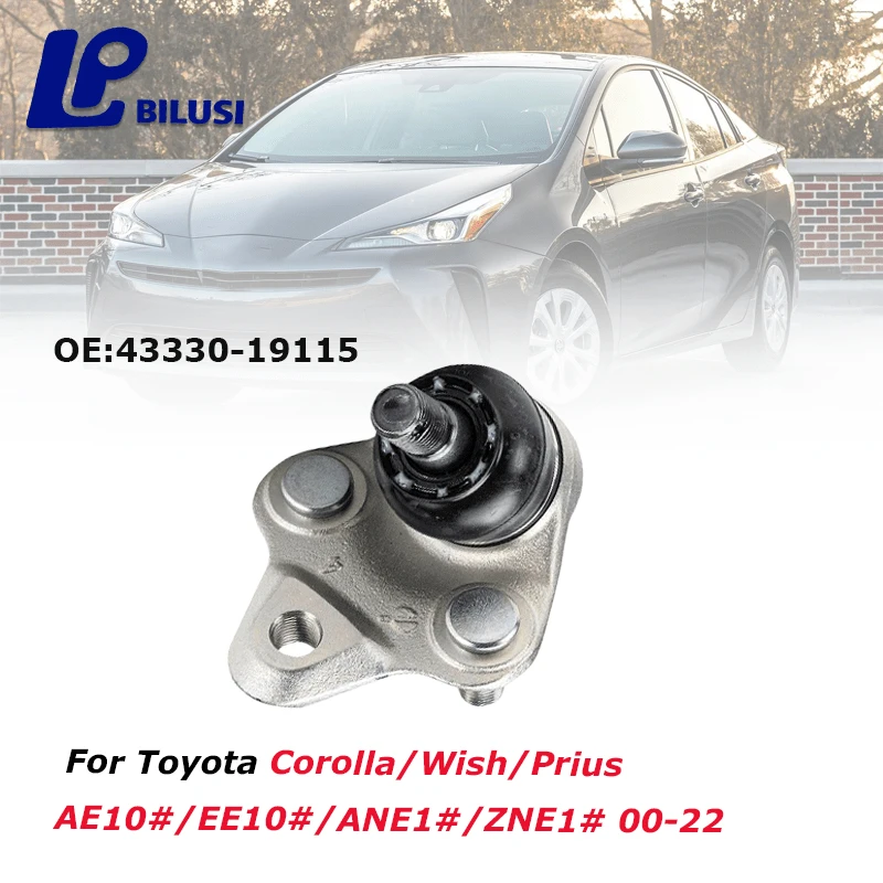 Нижний левый правый шаровой шарнир Bilusi для Toyota Corolla/ Wish/ Prius AE10 # / CE10 # / EE10 # / ANE1 # / ЗНЕ1 # / NHW1 # 00-22 OE:43330-19115
Нижний левый правый шаровой шарнир Bilusi для Toyota Corolla/ Wish/ Prius AE10 # / CE10 # / EE10 # / ANE1 # / ЗНЕ1 # / NHW1 # 00-22 OE:43330-19115