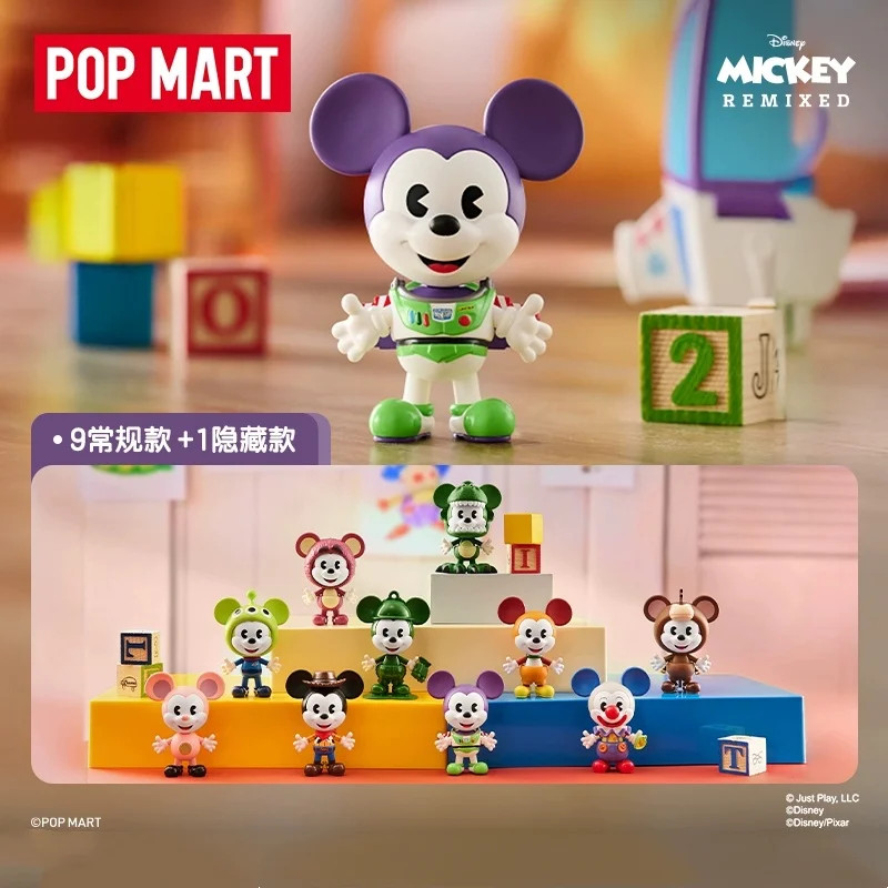POPMART Disney Mickey REMIXED Mickey Meets PIXAR Series слепая коробка Guess Bag оригинальные игрушки куклы милые аниме фигурки украшения подарок
POPMART Disney Mickey REMIXED Mickey Meets PIXAR Series слепая коробка Guess Bag оригинальные игрушки куклы милые аниме фигурки украшения подарок