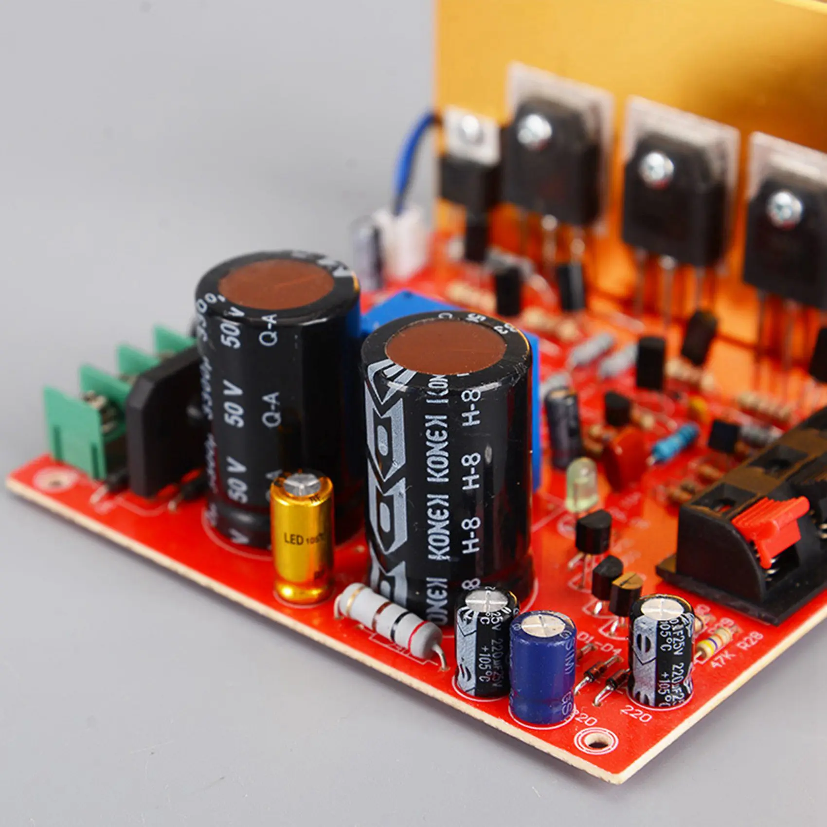 Efficient 2X Power Amplifier Audio Board 180W+180W 2.0 Channel FET Speaker Amplifier Sound Preamplifier Dual AC18V-26V With Fan
Efficient 2X Power Amplifier Audio Board 180W+180W 2.0 Channel FET Speaker Amplifier Sound Preamplifier Dual AC18V-26V With Fan
