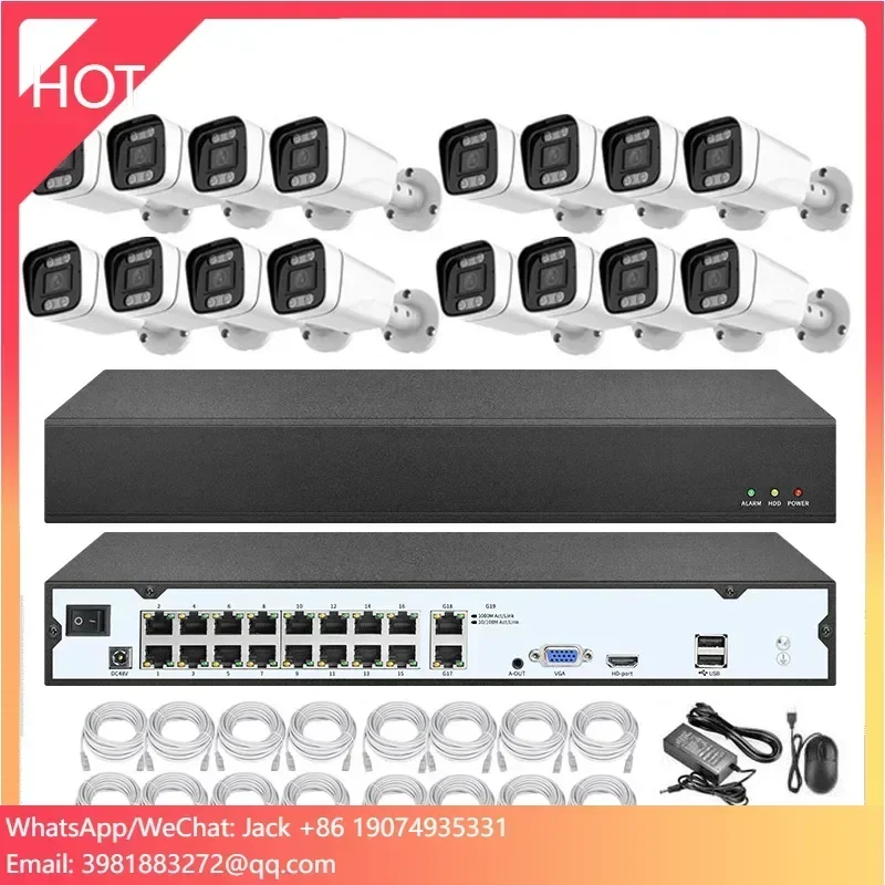 16 Channel With POE 5MP HD Wall Mounted Surveillance Camera for Home Security CCTV System Waterproof Bullet POE Smart IP Camera
16 Channel With POE 5MP HD Wall Mounted Surveillance Camera for Home Security CCTV System Waterproof Bullet POE Smart IP Camera