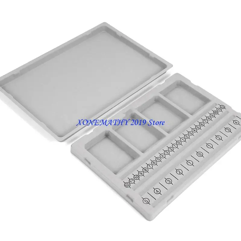 F42F Adjustable Beading Design Tray For Necklace Bracelet Crafting Plastic Jewelry Making Tool With Secure Grooves
F42F Adjustable Beading Design Tray For Necklace Bracelet Crafting Plastic Jewelry Making Tool With Secure Grooves