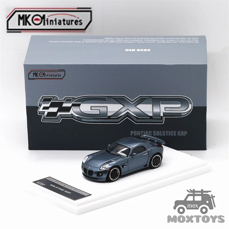 MK Miniatures 1:64 2009 Pontiac Solstice GXP Silver Blue Diecast Model Car
MK Miniatures 1:64 2009 Pontiac Solstice GXP Silver Blue Diecast Model Car