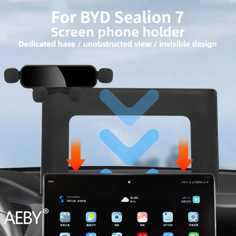AEBY For BYD Sealion 7 2024 Car Phone Holder, Air Vent Magnetic Mobile Bracket, Compatible with All Smartphones, Easy Install
AEBY For BYD Sealion 7 2024 Car Phone Holder, Air Vent Magnetic Mobile Bracket, Compatible with All Smartphones, Easy Install