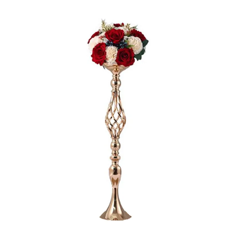 Wedding props new candle holder table flowers stand European-style golden ornaments T stage guide decoration 104
Wedding props new candle holder table flowers stand European-style golden ornaments T stage guide decoration 104