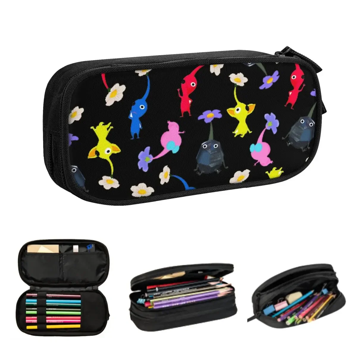 Pikmin Pencil Cases Large Storage Pen Bags Pen Box Pencil Pouch For Boys Girls Students Stationery School Office
Pikmin Pencil Cases Large Storage Pen Bags Pen Box Pencil Pouch For Boys Girls Students Stationery School Office