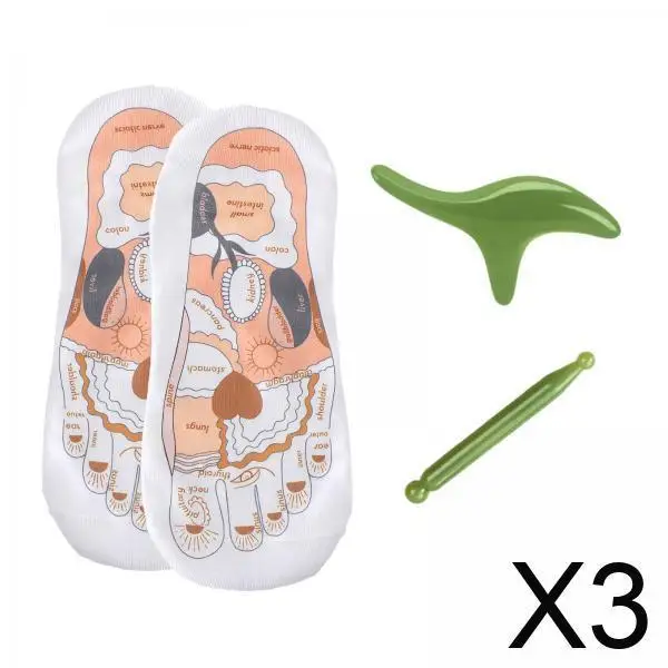 Massage Reflexology Socks with Clear Acupoint Patterns Cotton Hosiery for Foot Care at Home
Massage Reflexology Socks with Clear Acupoint Patterns Cotton Hosiery for Foot Care at Home