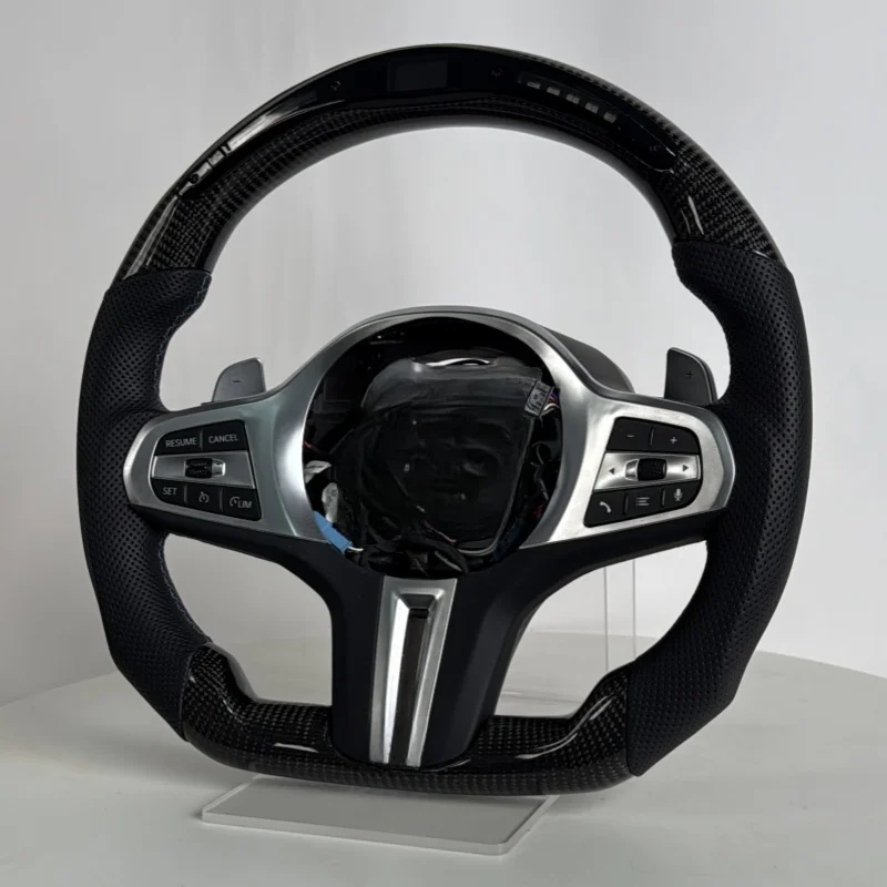 Carbon Fiber LED Vibration Car Steering Wheel With paddle For BMW FG Chassis G30 G31 G26 G03 G04 G07 G07 G87 G80 G82 G81 G06
Carbon Fiber LED Vibration Car Steering Wheel With paddle For BMW FG Chassis G30 G31 G26 G03 G04 G07 G07 G87 G80 G82 G81 G06
