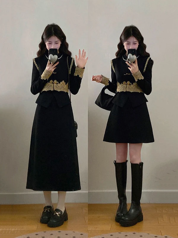 Large Size Women's Fashion Set with Vest And Dress Two-Piece National Style Spring 2026 Early High-End Sensation New Chinese
Large Size Women's Fashion Set with Vest And Dress Two-Piece National Style Spring 2026 Early High-End Sensation New Chinese