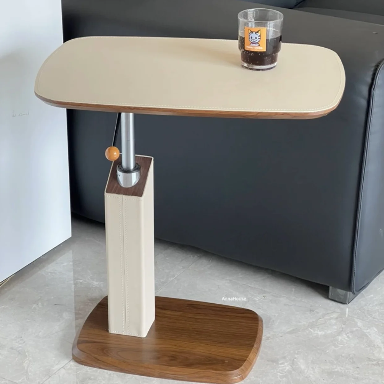 Industrial Lift Desk - Height Adjustable Sofa Table Mobile Solid Wood Coffee Table with Casters Retro Side Desk for Living Room
Industrial Lift Desk - Height Adjustable Sofa Table Mobile Solid Wood Coffee Table with Casters Retro Side Desk for Living Room