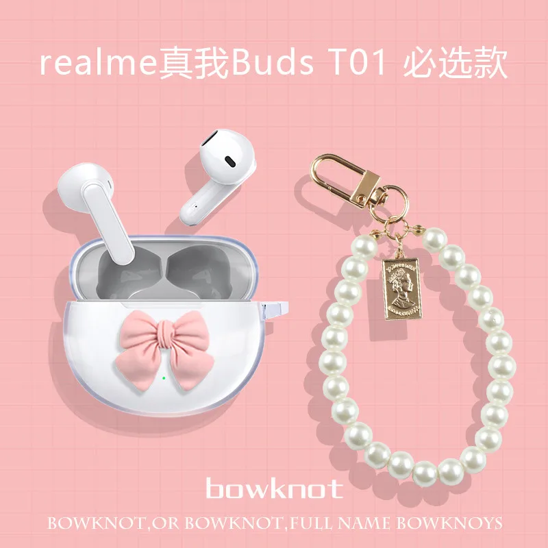 Прозрачный чехол для Realme Buds T01, защитные прозрачные чехлы из ТПУ с бантом, Bluetooth наушники, портативный корпус
Прозрачный чехол для Realme Buds T01, защитные прозрачные чехлы из ТПУ с бантом, Bluetooth наушники, портативный корпус