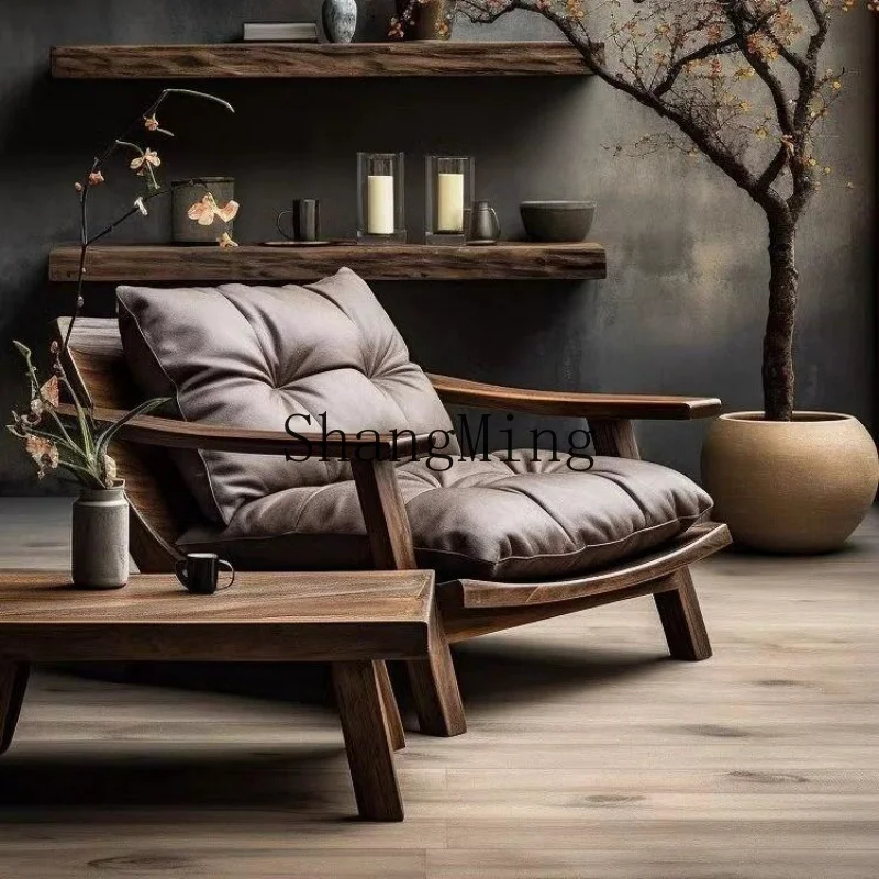 SM new solid wood leisure chair high sense simple style home living room single sofa chair
SM new solid wood leisure chair high sense simple style home living room single sofa chair