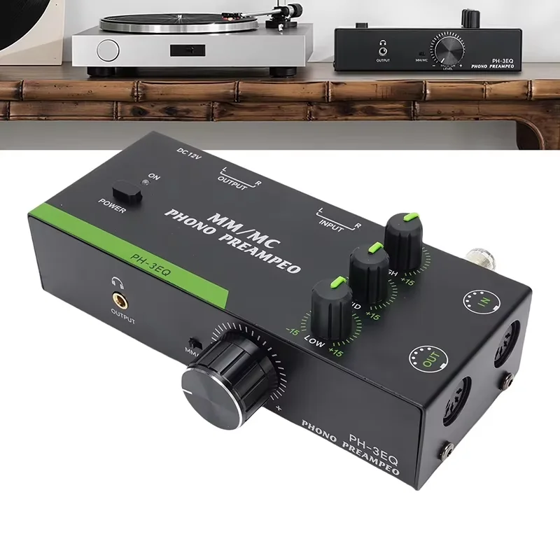 Phono Preamp 3 Band Adjustment Record Player Turntable Amplifier Support MM MC Cartridges XLR Input Output Turntable Amplifier
Phono Preamp 3 Band Adjustment Record Player Turntable Amplifier Support MM MC Cartridges XLR Input Output Turntable Amplifier