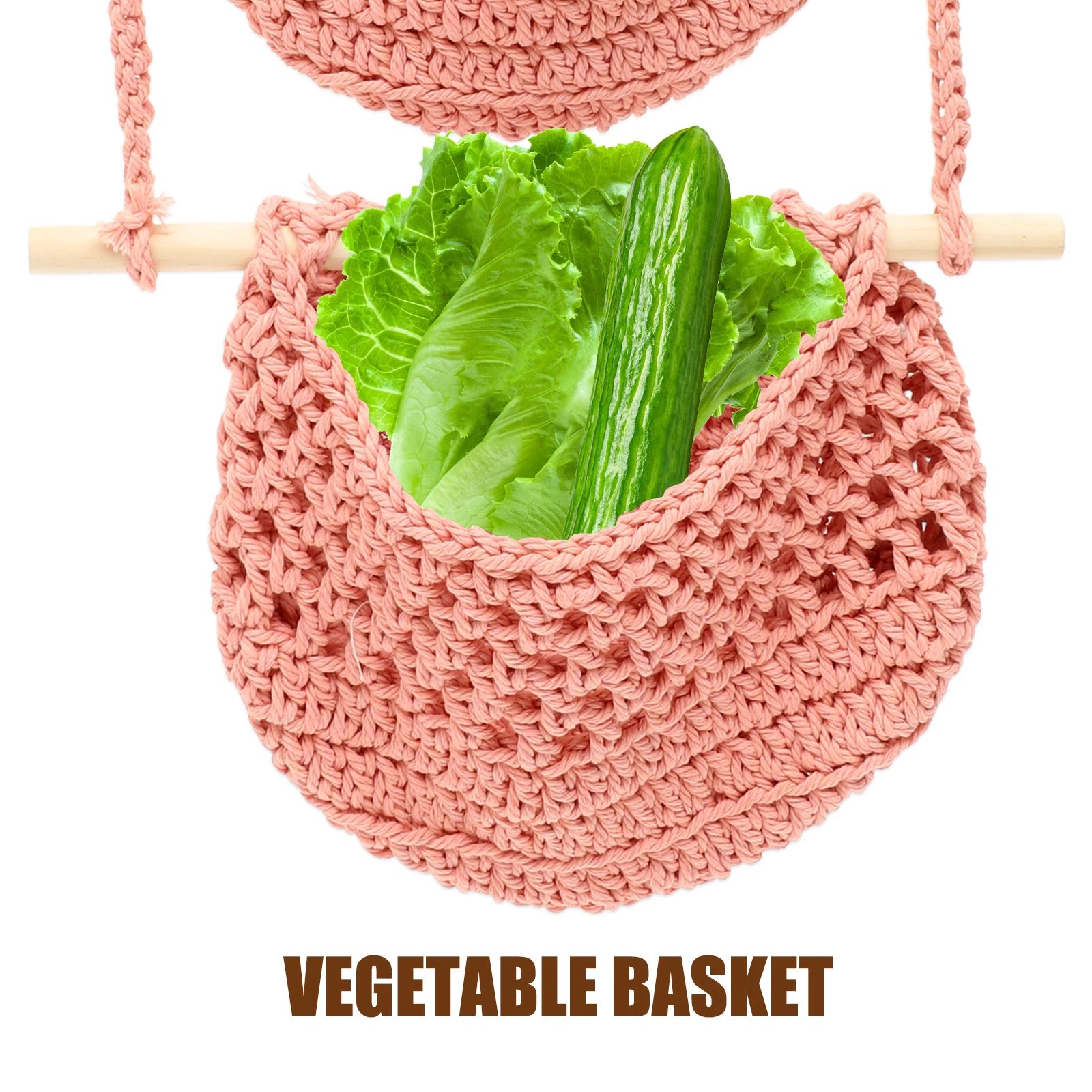 Hanging Baskets Kitchen Hammock Wooden Wall Fruit Basket Cotton Hanging Fruit Basket Rope Tier Decor Organizer
Hanging Baskets Kitchen Hammock Wooden Wall Fruit Basket Cotton Hanging Fruit Basket Rope Tier Decor Organizer