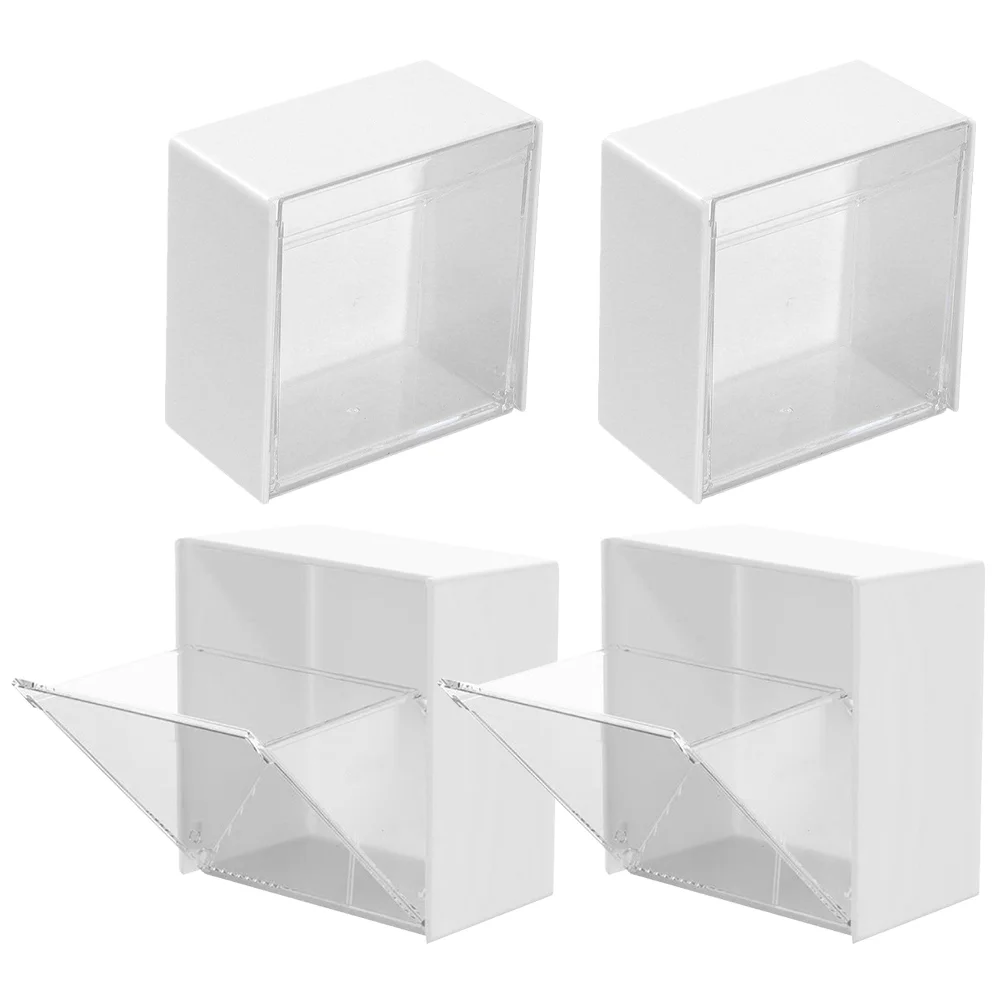 4 Pcs Wall Storage Box Organizer for Bedroom Mount Bathroom Mounted No Punching Office Organization and
4 Pcs Wall Storage Box Organizer for Bedroom Mount Bathroom Mounted No Punching Office Organization and
