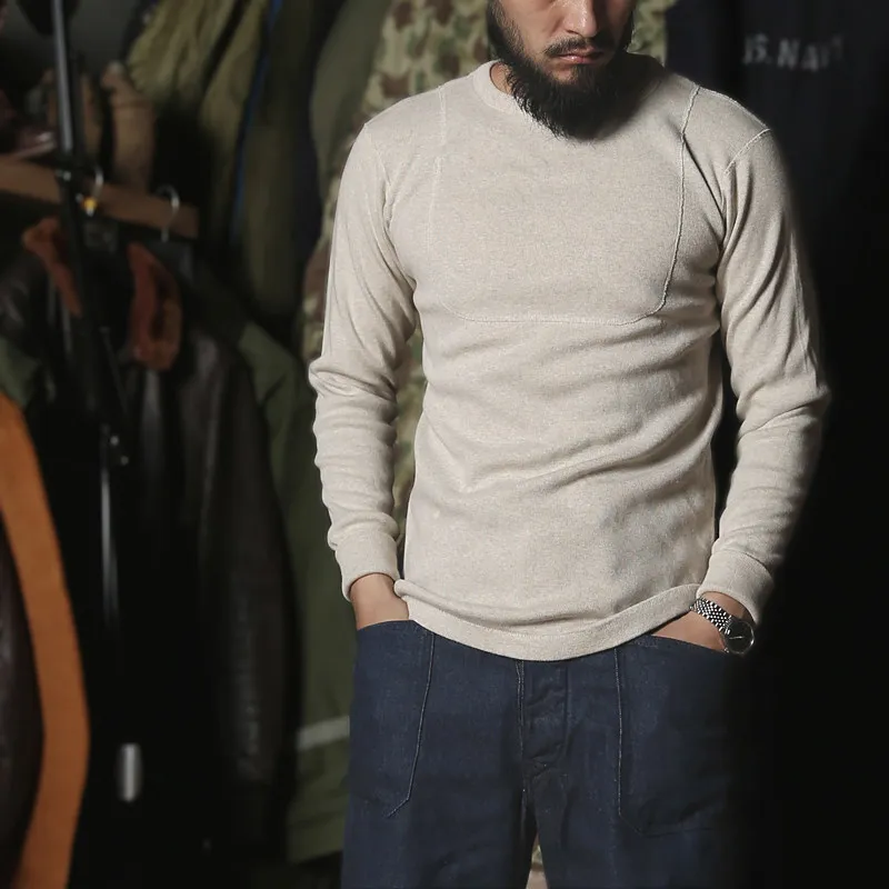 BRONSON USN Тяжелая мужская футболка с длинными рукавами из утолщенного чистого хлопка, облегающее мужское термобелье с круглым вырезом
BRONSON USN Тяжелая мужская футболка с длинными рукавами из утолщенного чистого хлопка, облегающее мужское термобелье с круглым вырезом