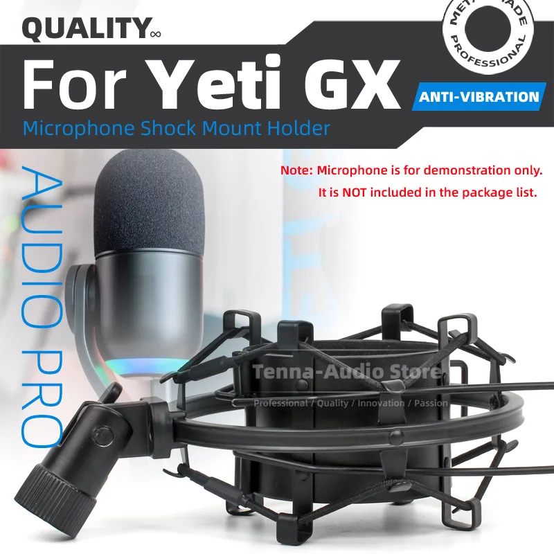 Spider Holder Parts For Logitech Blue Yeti GX Stand Isolation Shockproof Bracket Microphone Anti Vibration Shock Mount Clamp
Spider Holder Parts For Logitech Blue Yeti GX Stand Isolation Shockproof Bracket Microphone Anti Vibration Shock Mount Clamp