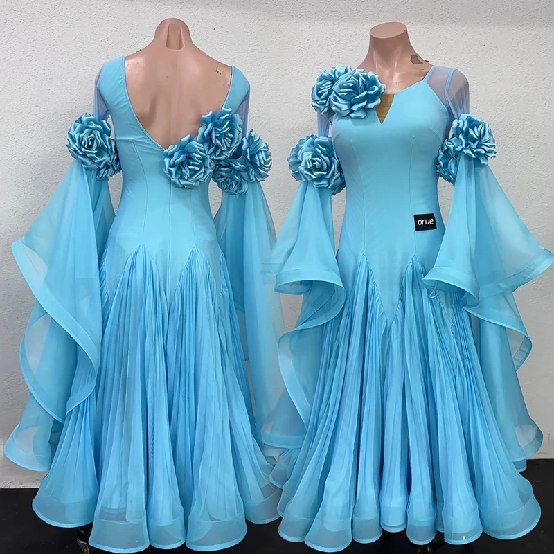 Blue Standard Ballroom Dance Dress Women Modern Waltz Dancing Performance Stage Clothes Ball Gowns For Ballroom Dancing AMY3903
Blue Standard Ballroom Dance Dress Women Modern Waltz Dancing Performance Stage Clothes Ball Gowns For Ballroom Dancing AMY3903
