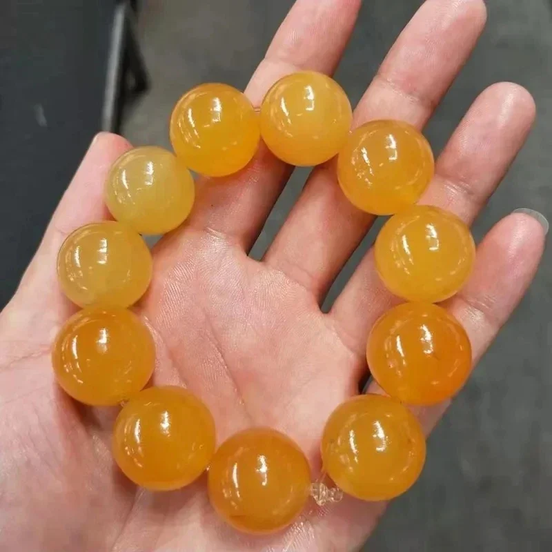 New Design High Quality Gold Silk Jade Round Bead Bracelets Single Side Bracelet Men's Bracelet
New Design High Quality Gold Silk Jade Round Bead Bracelets Single Side Bracelet Men's Bracelet