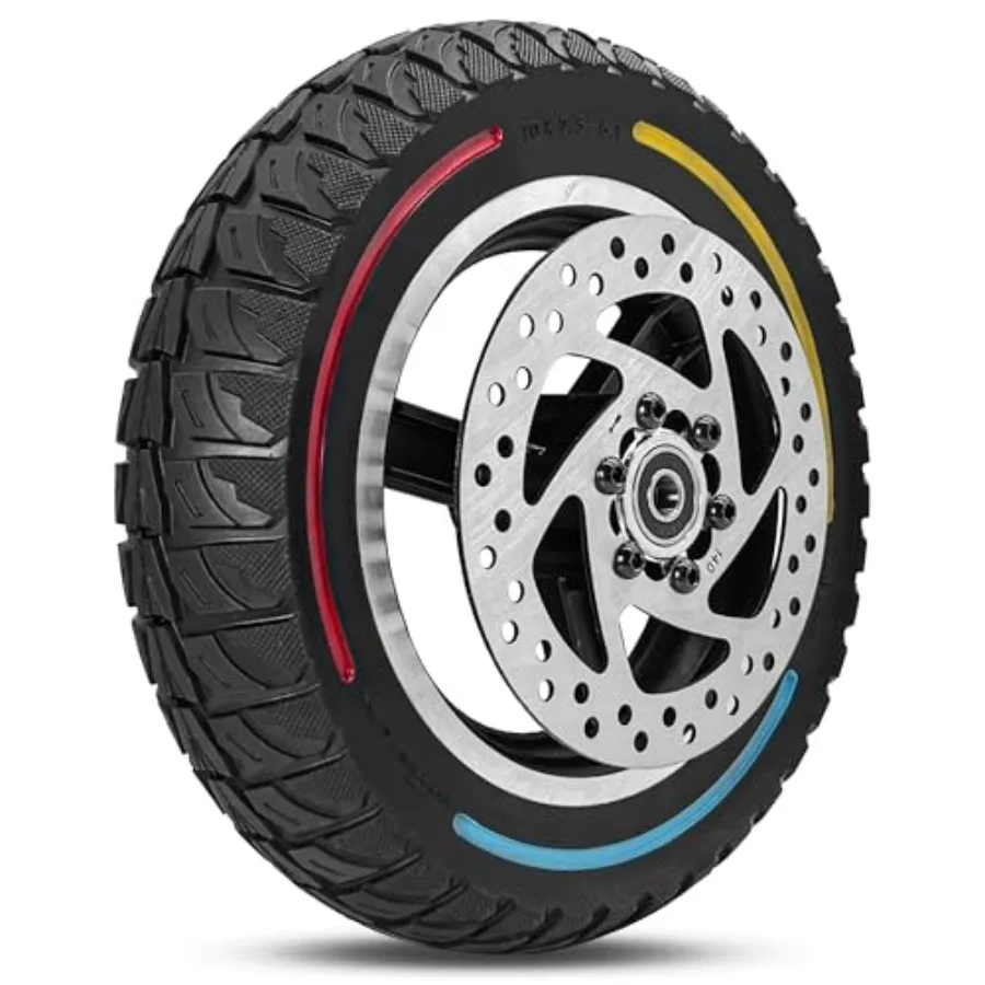 10x2.50-6.1 Tubeless Tire10 Inch Off-Road Solid tire Fit for KUGOO M4 Electric Scooter with 140mm Disc Brake with 2.71" Offset
10x2.50-6.1 Tubeless Tire10 Inch Off-Road Solid tire Fit for KUGOO M4 Electric Scooter with 140mm Disc Brake with 2.71" Offset