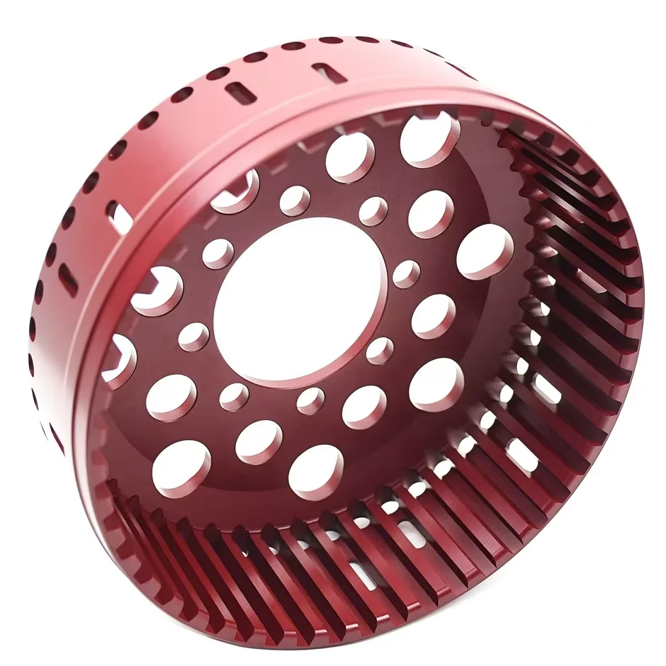 CNC Machining Dry Clutch Basket Made of Aluminum 6061for Monster CNC Motorcycle Parts
CNC Machining Dry Clutch Basket Made of Aluminum 6061for Monster CNC Motorcycle Parts