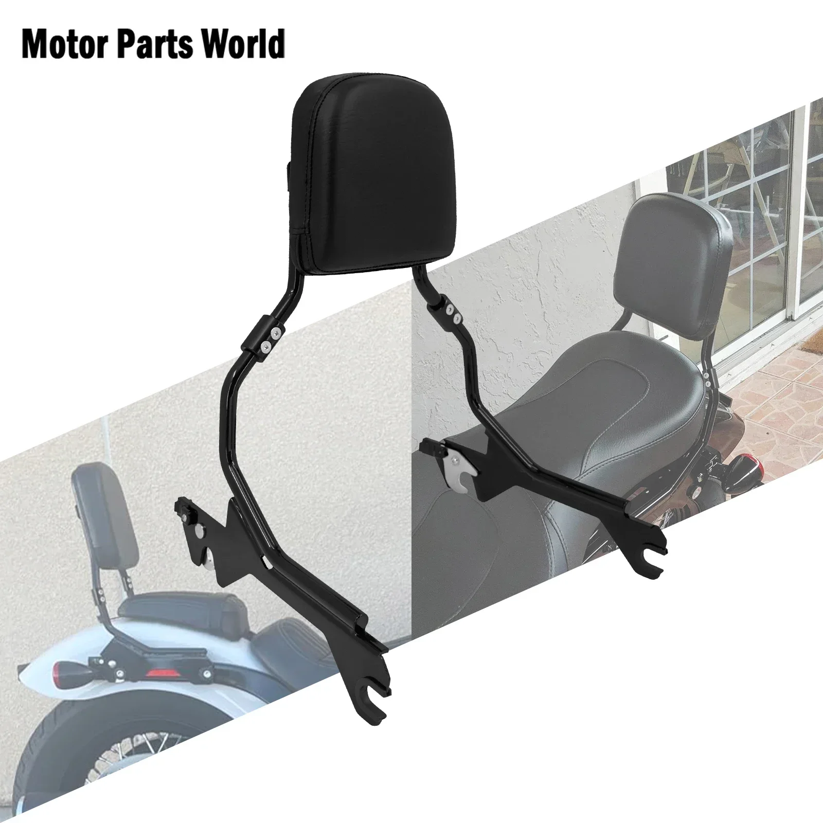 Motorcycle Detachable Rear Backrest Passenger Sissy Bar Backrest Black For Harley Softail Breakout Fat Boy FXBR FLFB 2018-Later
Motorcycle Detachable Rear Backrest Passenger Sissy Bar Backrest Black For Harley Softail Breakout Fat Boy FXBR FLFB 2018-Later