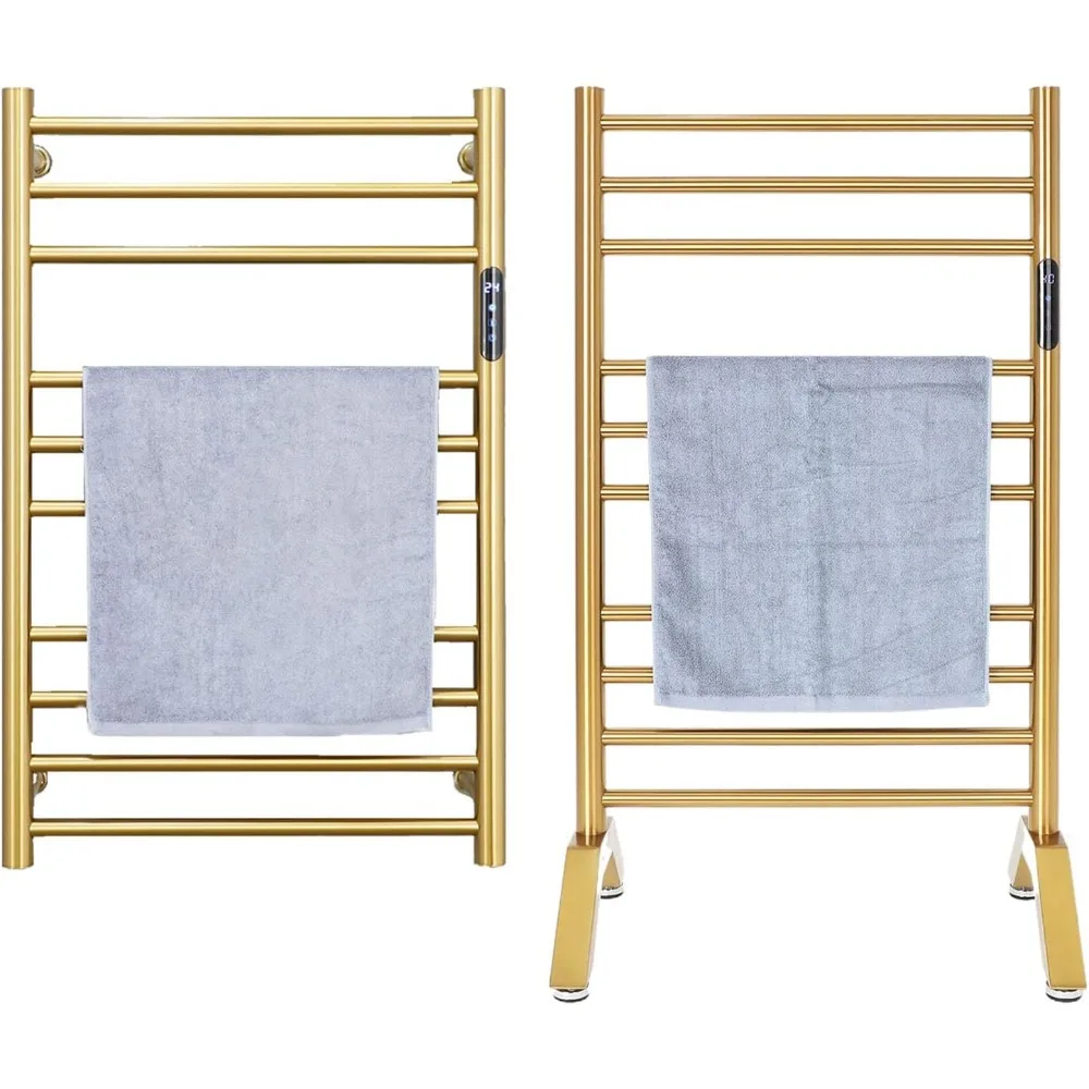 Золотая электрическая полотенцесушитель — отдельно стоящая и настенная для ванной комнаты, вешалка для полотенец из нержавеющей стали 304.
Золотая электрическая полотенцесушитель — отдельно стоящая и настенная для ванной комнаты, вешалка для полотенец из нержавеющей стали 304.