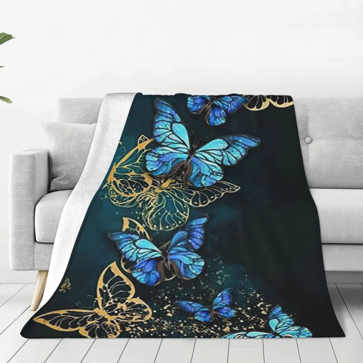 Dream Color Butterfly Blanket Soft Warm Flannel Throw Blanket Plush for Bed Living room Picnic Travel Home Sofa
Dream Color Butterfly Blanket Soft Warm Flannel Throw Blanket Plush for Bed Living room Picnic Travel Home Sofa