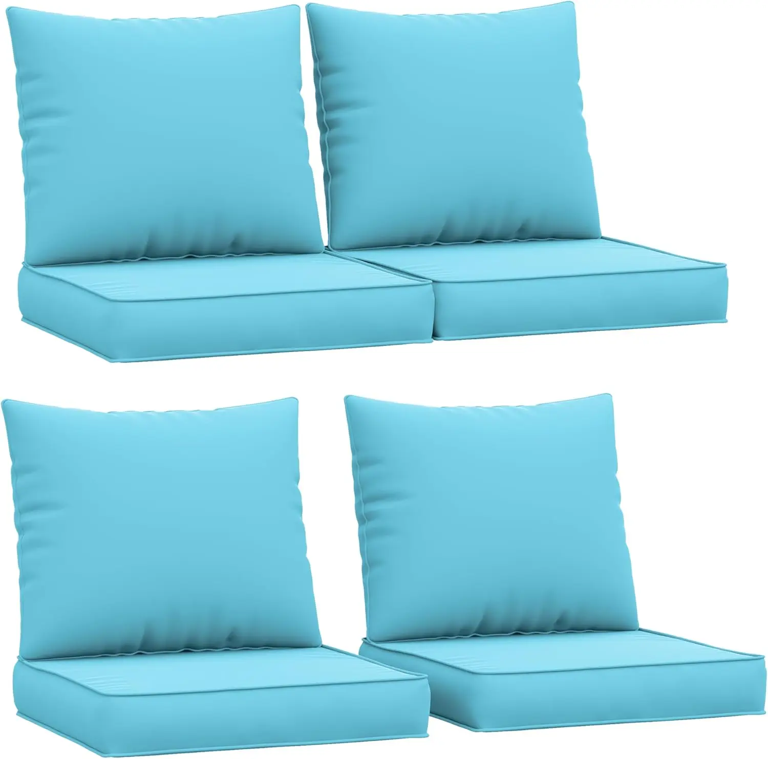 Outdoor Cushions For Patio Furniture, Outdoor Seat Cushions Fits 4-Seat Sectional Patio Conversation Sets, Replacement Patio
Outdoor Cushions For Patio Furniture, Outdoor Seat Cushions Fits 4-Seat Sectional Patio Conversation Sets, Replacement Patio