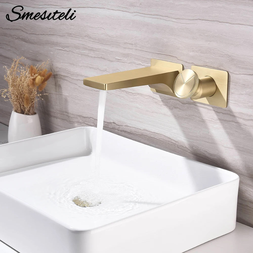 Настенный смеситель для раковины Smesiteli, смеситель для раковины в ванной комнате, матовый черный, встроенный смеситель, матовый никель, матовый золотой полированный хромированный пистолет
Настенный смеситель для раковины Smesiteli, смеситель для раковины в ванной комнате, матовый черный, встроенный смеситель, матовый никель, матовый золотой полированный хромированный пистолет