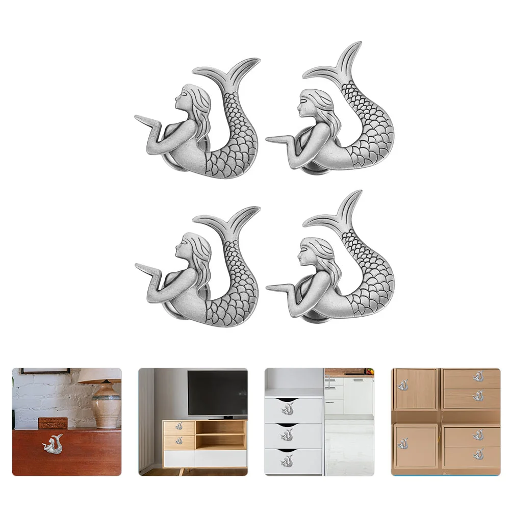 4pcs Cabinet Knobs Pull Handles Mermaid Shape Wardrobe Knobs Furniture Knobs Mermaid Shape Drawer Knob
4pcs Cabinet Knobs Pull Handles Mermaid Shape Wardrobe Knobs Furniture Knobs Mermaid Shape Drawer Knob